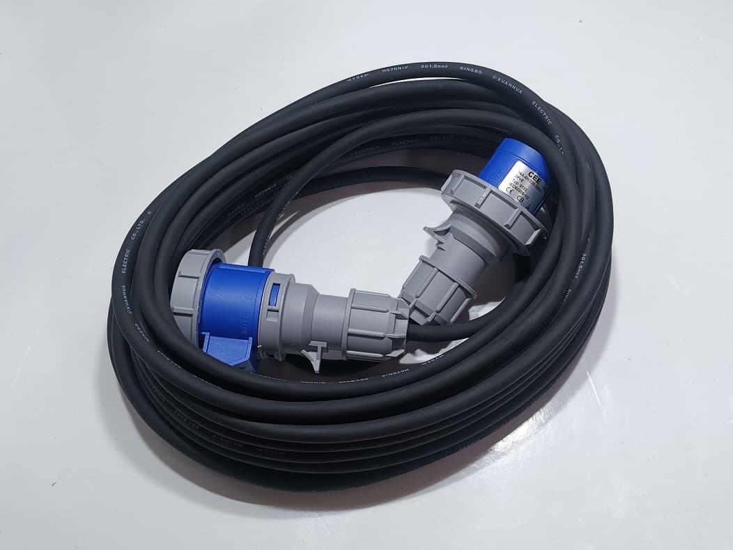 20 Meter 1.5mm Neoprene 16A Power Lead IP44 or IP67