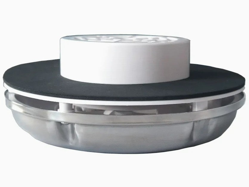 2.5W Solar Power Fan Vent - Stainless Steel