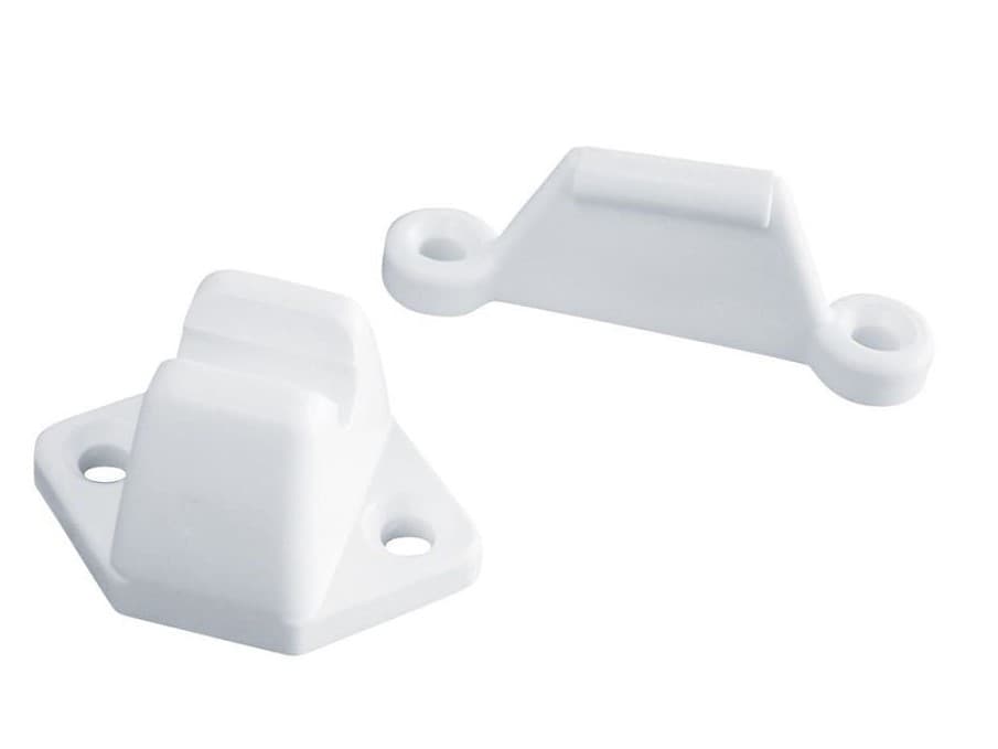 Door Catch Wedge - White
