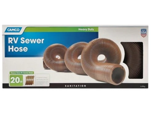 Camco Heavy Duty Black/Grey Water Hose 3" (75mm) - 6 Meter (20ft)