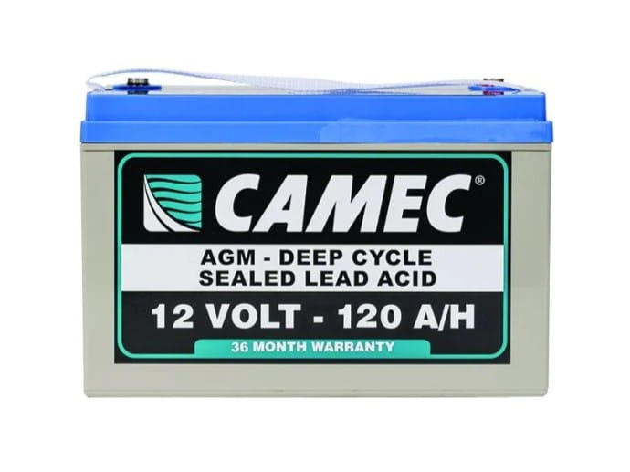 Camec 120AH AGM Deep Cycle SLA Battery