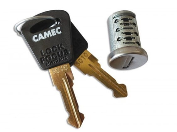 Camec 3 Point Lock Main Entry Door Barrel & Keys