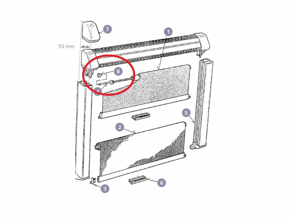 Dometic/Seitz Blind Tensioners - Pair