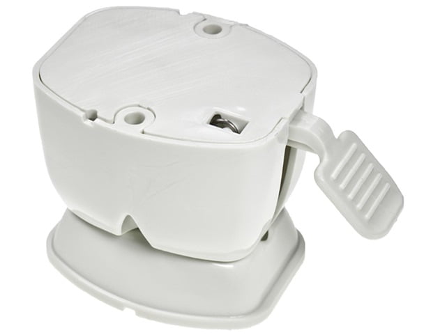 Door Catch Lever Release - White