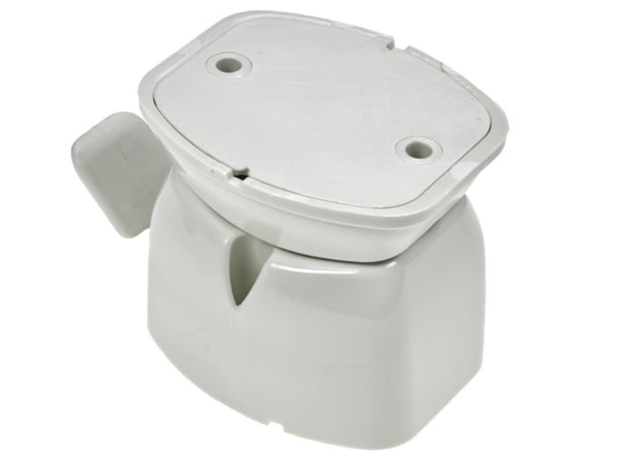 Door Catch Lever Release - White