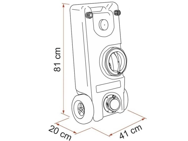 Fiamma 40L Wastewater Tank Roll Away