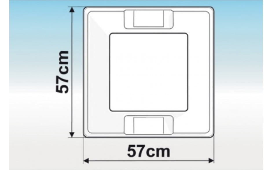 Fiamma Vent 50 Skylight/Roof Vent 500 x 500 - White