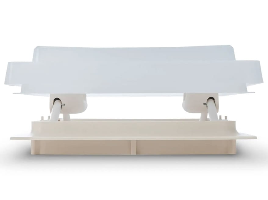 MPK 4-Way Push up Skylight/Roof Vent 280 x 280mm - White