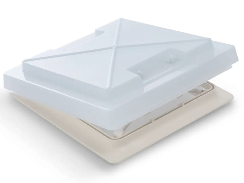MPK 4-Way Push up Skylight/Roof Vent 280 x 280mm - White