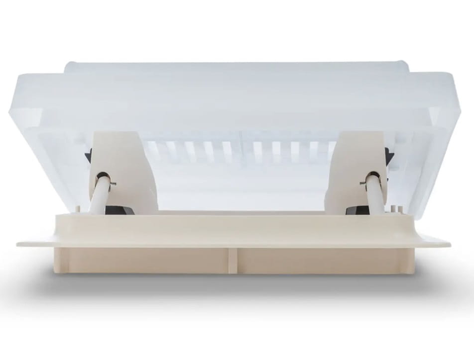 MPK 4-Way Push up Skylight/Roof Vent 280 x 280mm - White