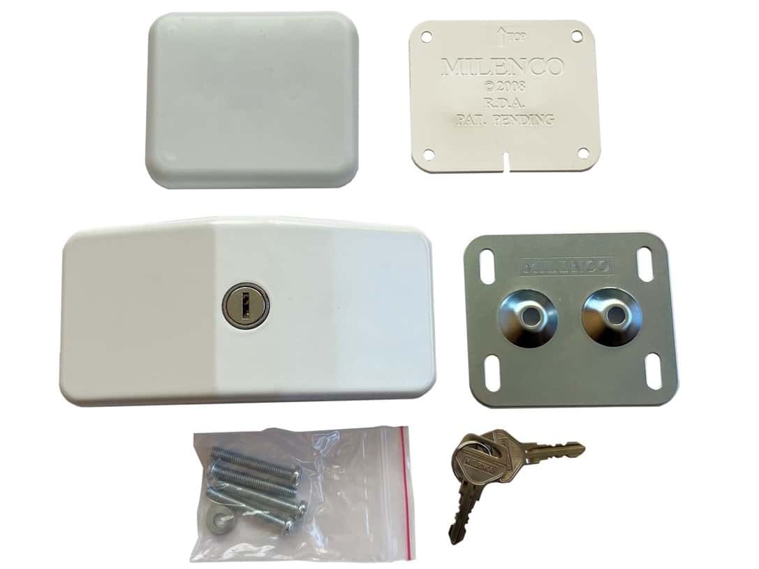Milenco Sliding Security Door Lock - Wall Mounted