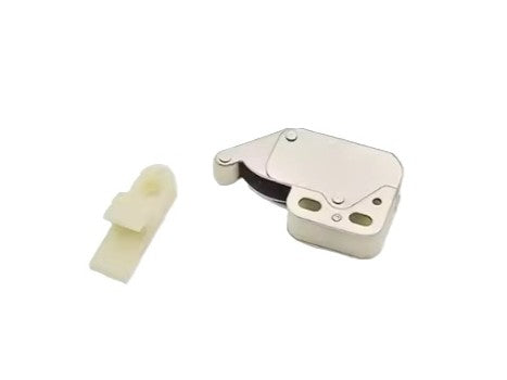 Mini Latch Spring Loaded Push Lock with Plastic Clip Buckle