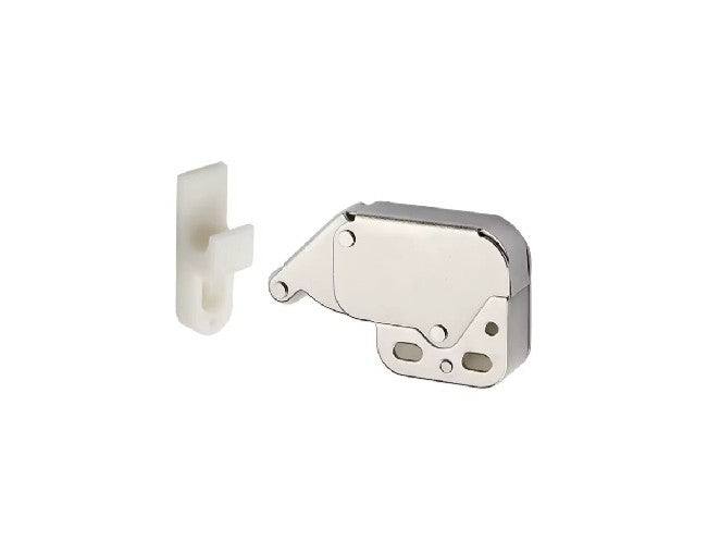 Mini Latch Spring Loaded Push Lock with Plastic Clip Buckle