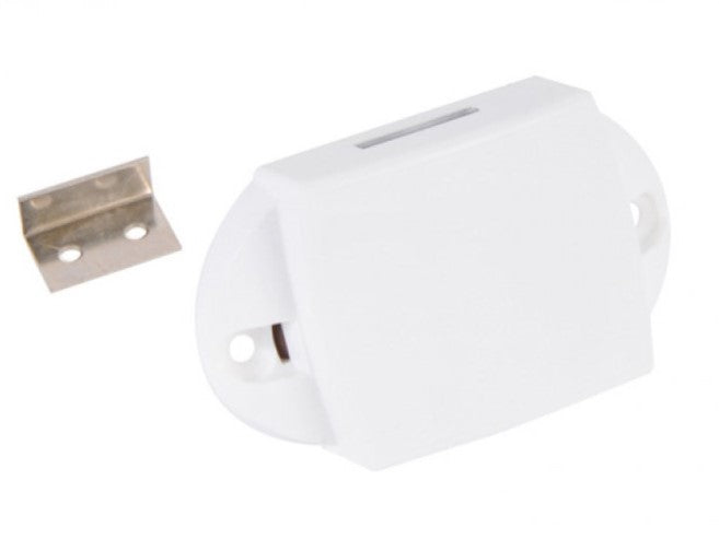 Push Lock Single Sided Large - White