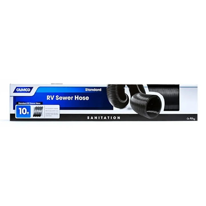 Camco Standard Black/Grey Water Hose 3" (75mm) - 3 Meter (10ft)