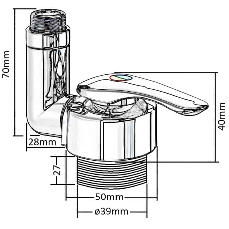 Reich Twist Single Lever Shower Mixer w/ Microswitch