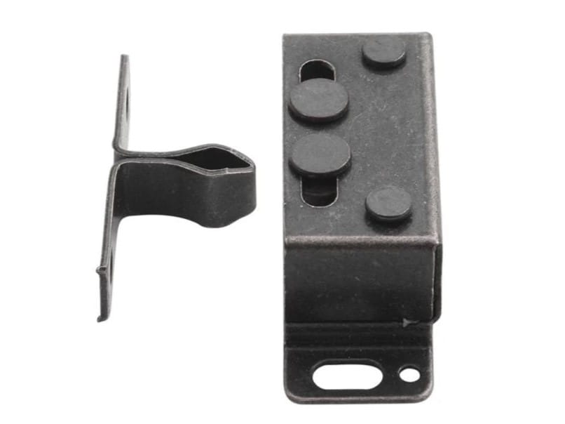 Double Roller Draw Catch Metal Bronze