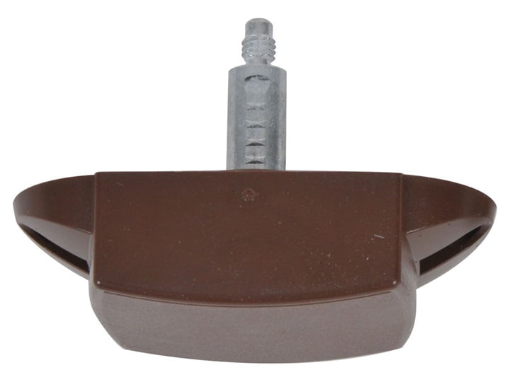 Push Lock Single Sided Large - Brown