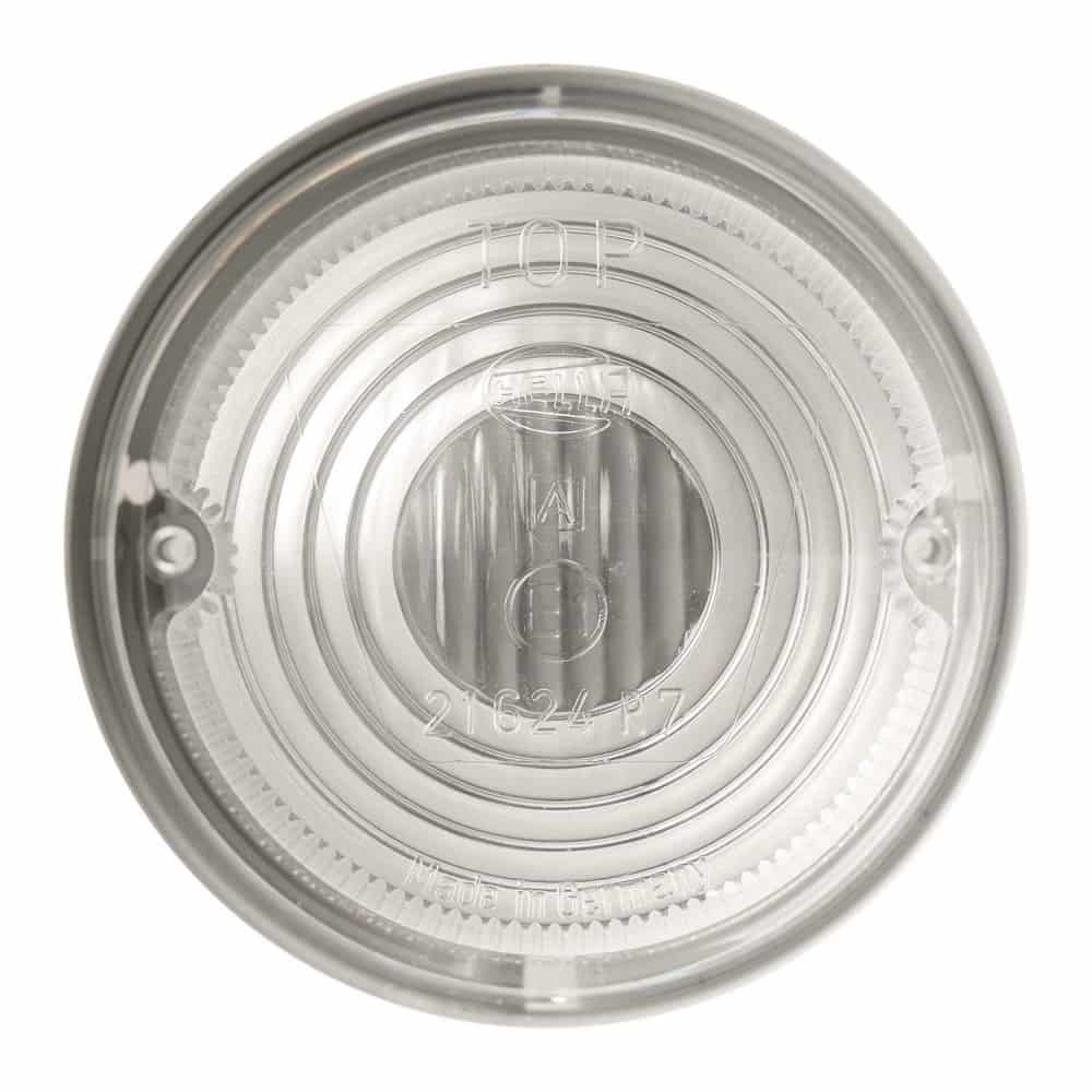 Hella Front Marker Light Clear Round