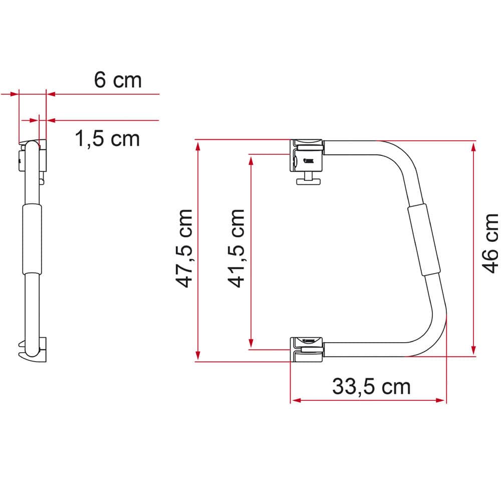 Fiamma Security 46 Lock & Handle
