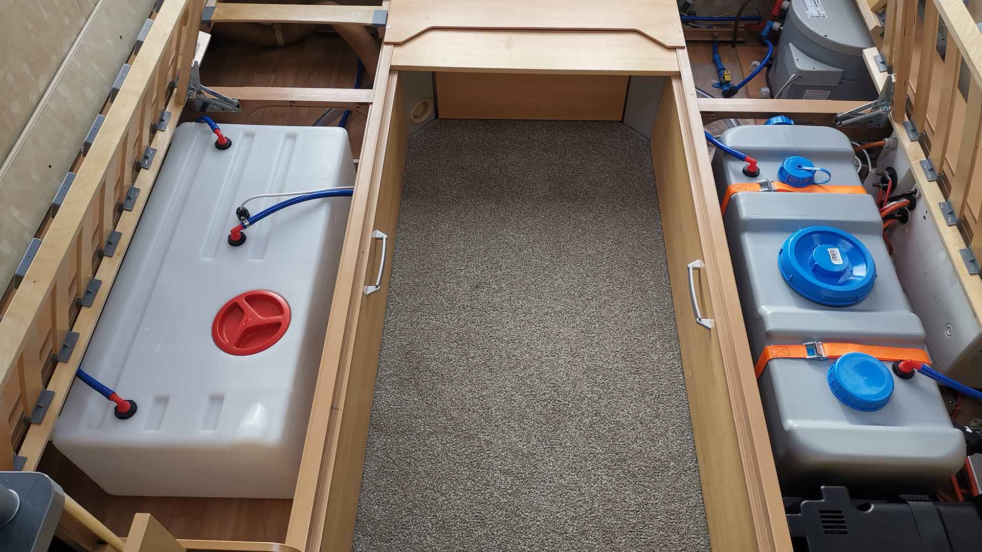 Caravan water tanks installed in Hawkes Bay by Smile Caravans