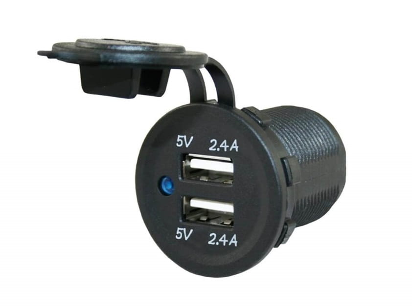 12V USB 2 x 2,4 Amp