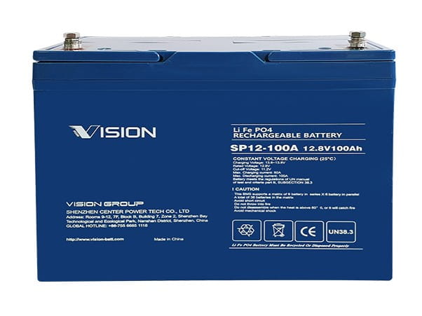 Vision LiFePO4 12V 100AH Lithium Battery