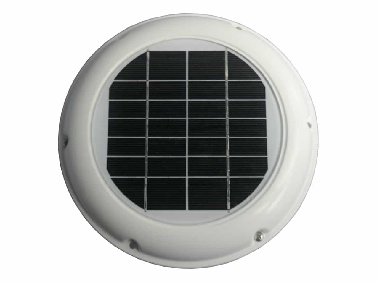 2.5W Solar Power Fan Vent - White