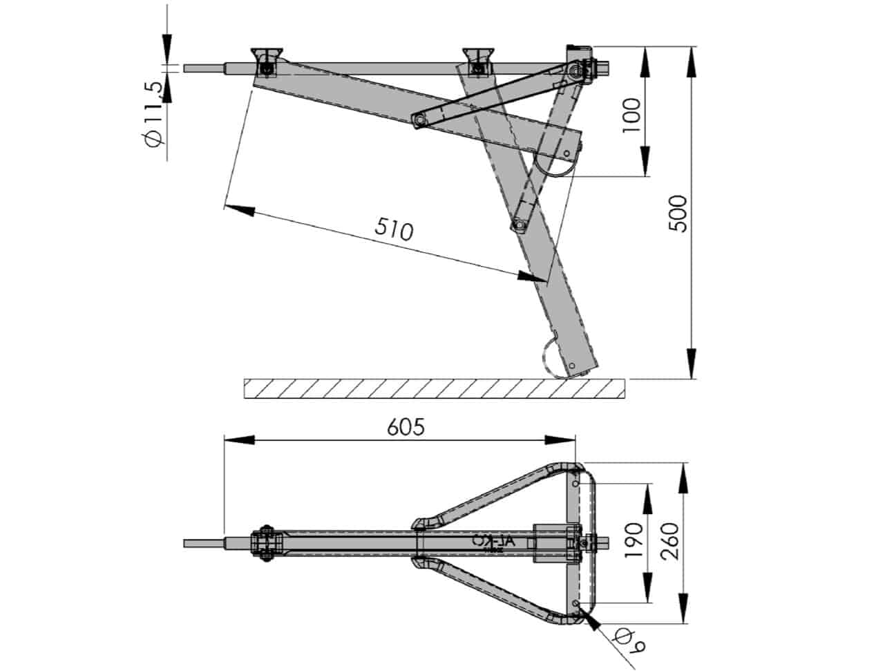 AL-KO Stabilizer Corner Steady 800kg