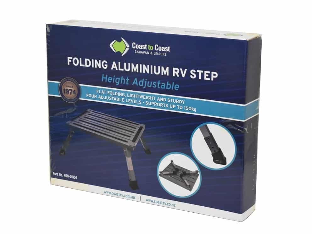 Coast Height Adjustable Folding Step 150kg
