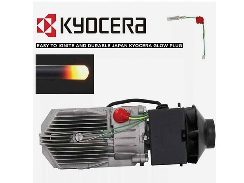 aufocus 2KW Diesel Heater Kit incl 5L Stainless Steel Fuel Tank