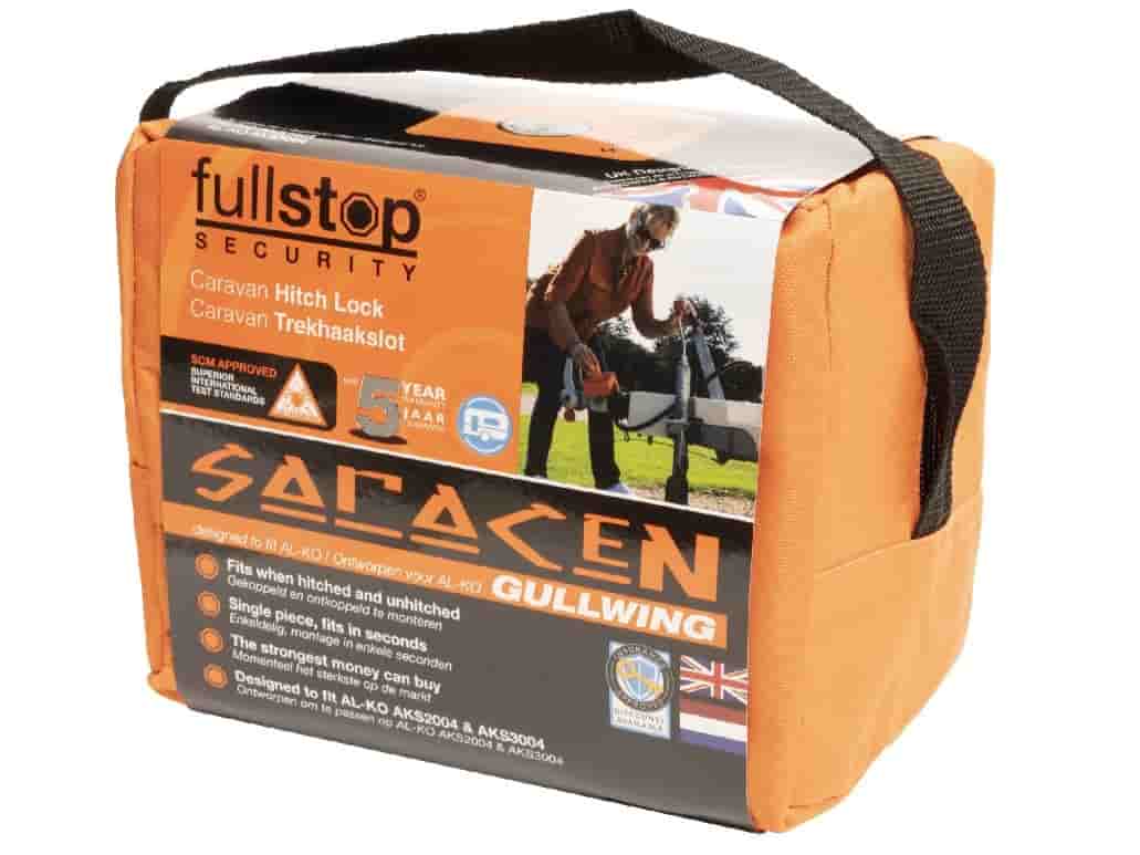 FullStop Security Saracen Gullwing Euro Hitch Lock