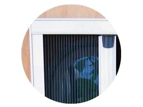 Horrex Plissé Concertina Entrance Door Flyscreen 1750 x 650 x 58mm