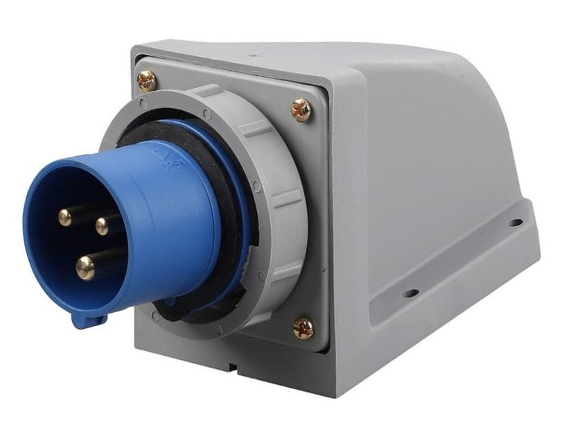 16A IP67 Inlet Surface Mounted Male