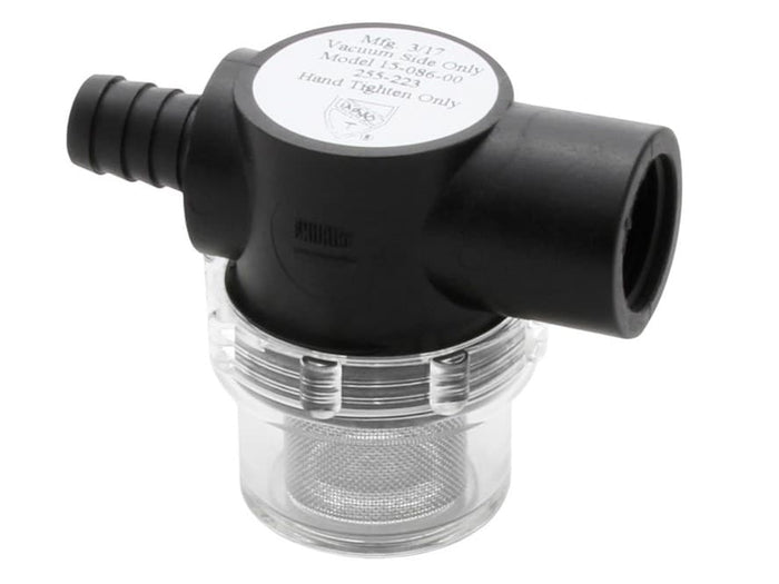Shurflo Inline Water Pump Filter Hose Tail