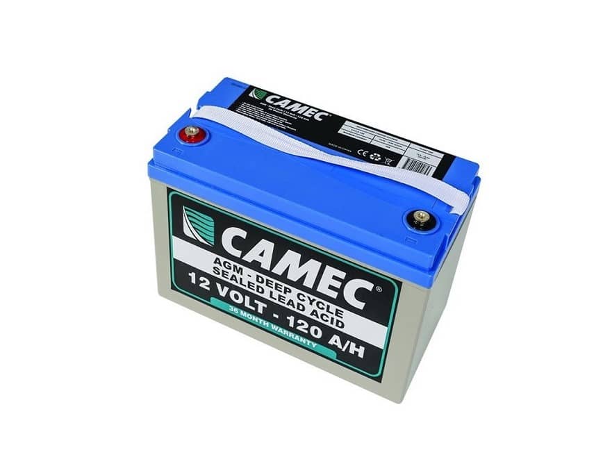 Camec 120AH AGM Deep Cycle SLA Battery