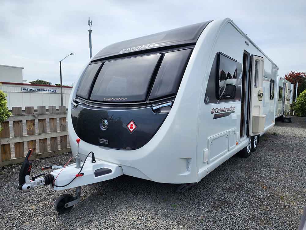 Swift Celebration Euro UK Caravan for sale in Hawkes Bay from Smile Caravans
