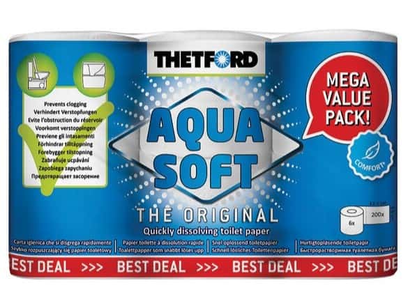 Thetford Aqua Soft Quickly Dissolving Toilet Paper