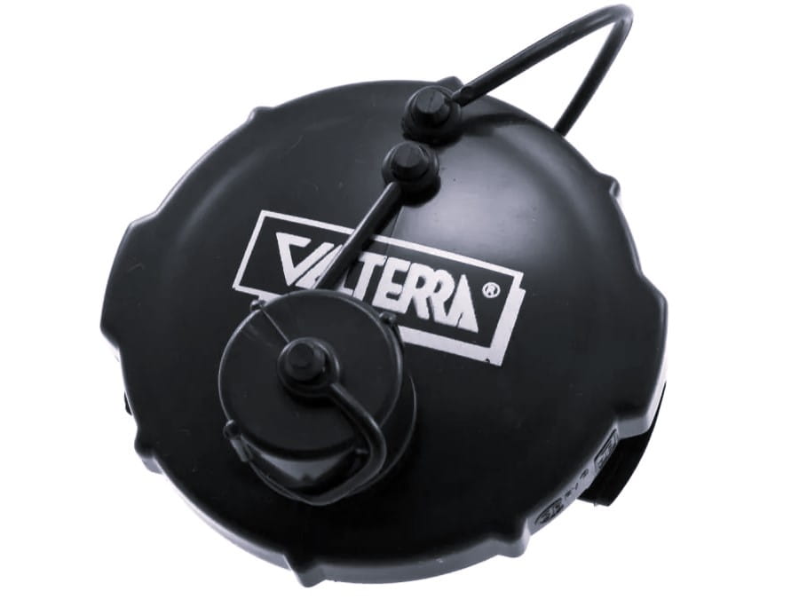 Valterra 3" Dump Valve Cap With ¾" Hose Fitting - Fits 20mm Hansen