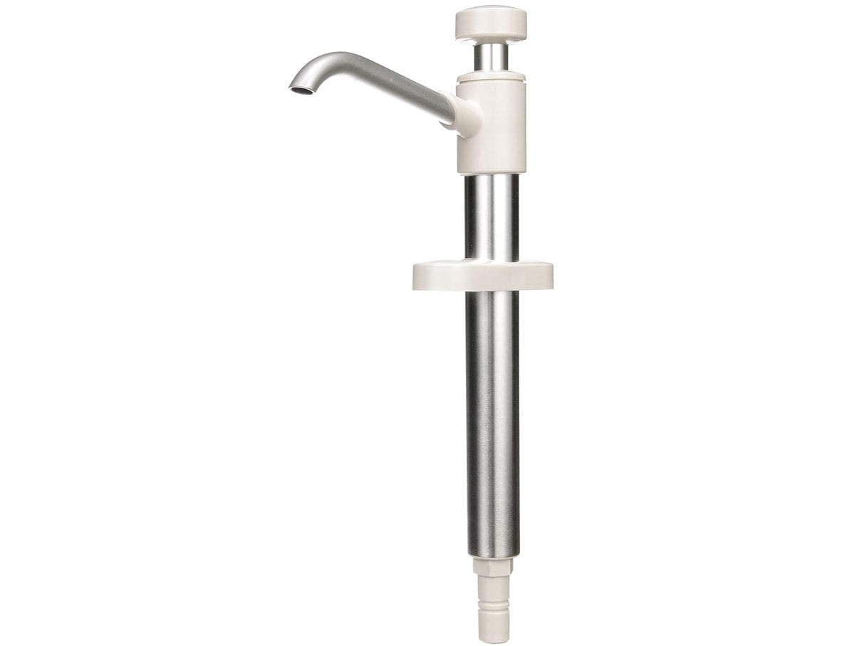 Hand Pump Tap Whale White Stainless